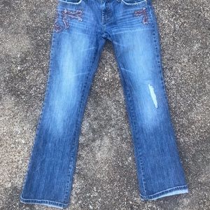 American Eagle Outfitters Blue Boot Cut Jeans